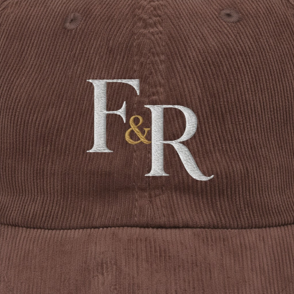 Vintage Corduroy Cap, logo detail
