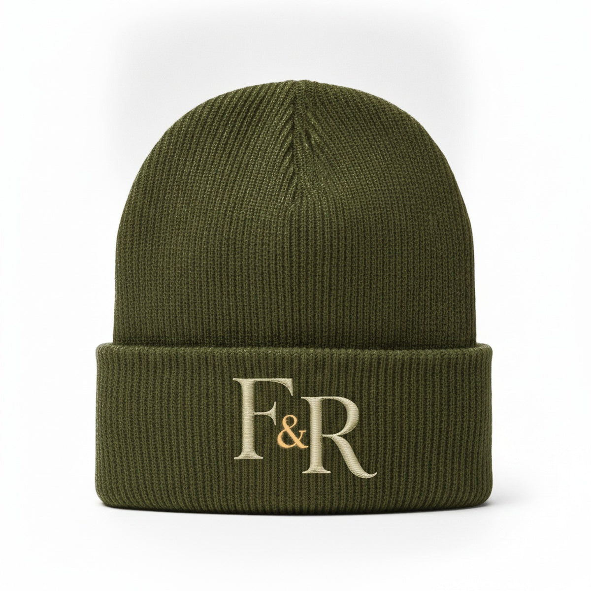 Cuffed Beanie in Olive