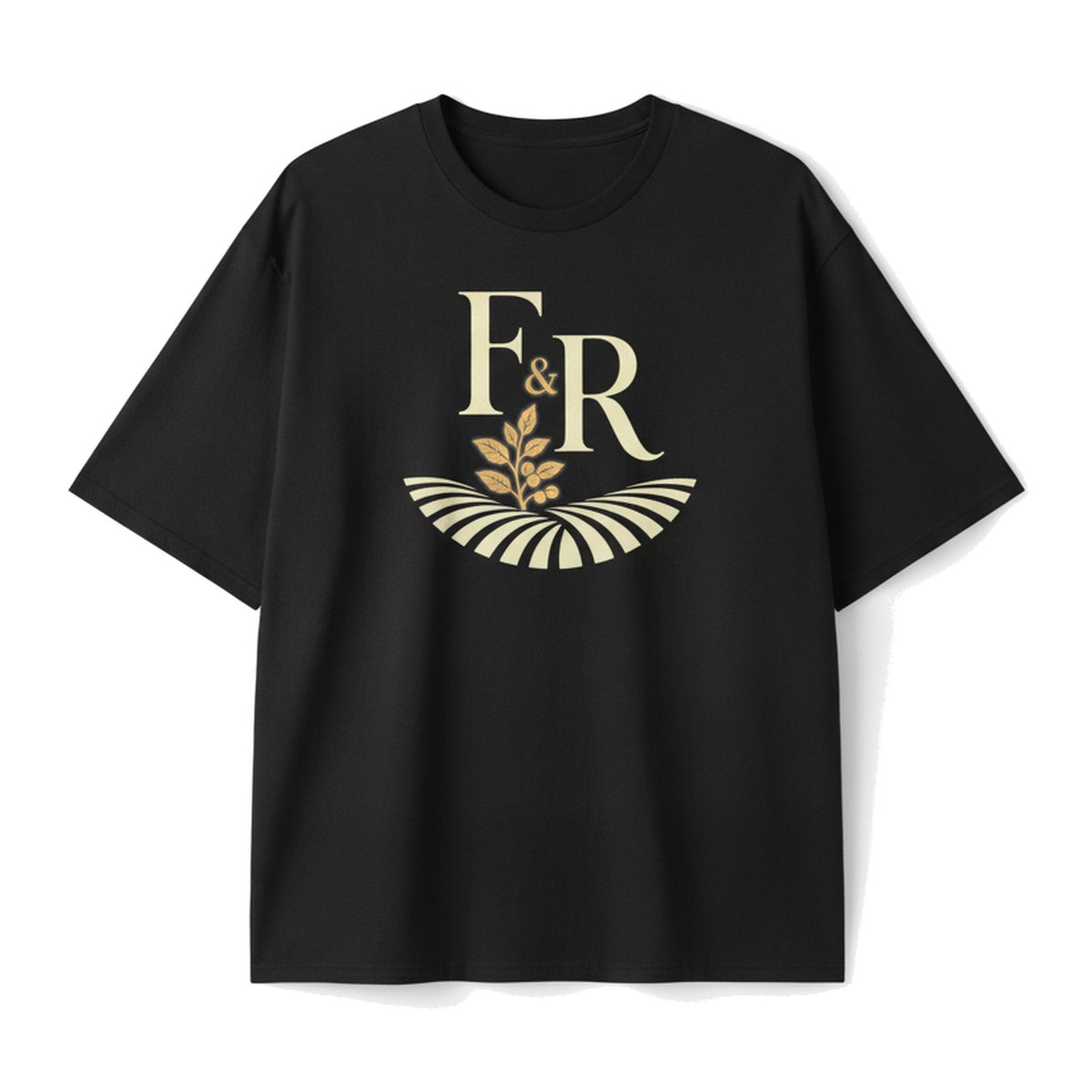 Heavyweight Boxy Tee in Black
