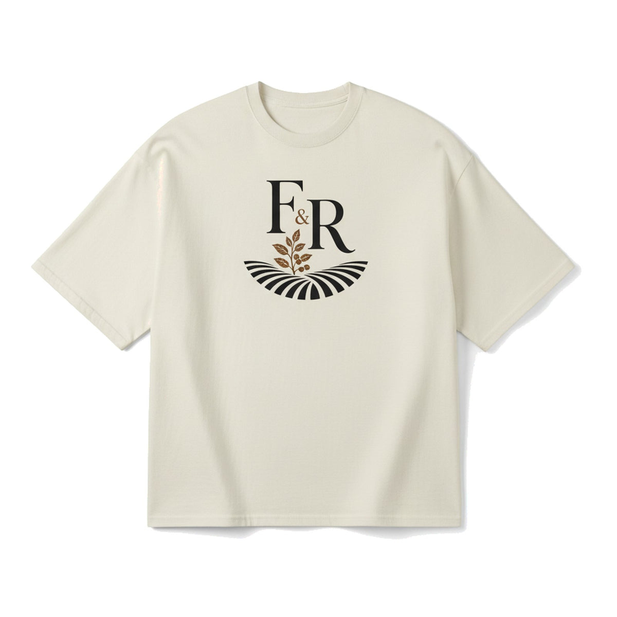 Heavyweight Boxy Tee in Natural