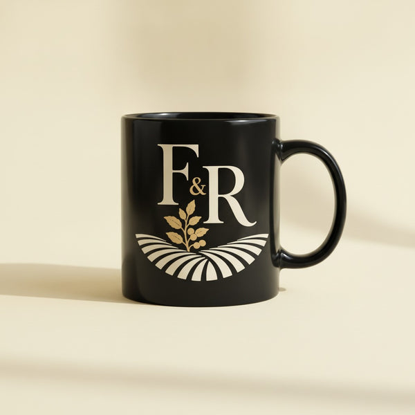 F&R Coffee Mug, Black