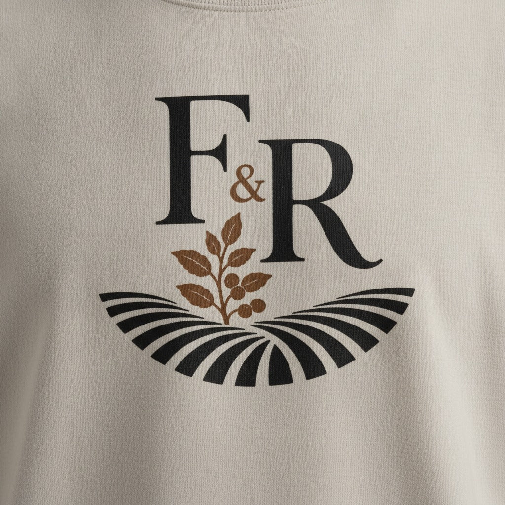 Heavyweight Boxy Tee, logo detail
